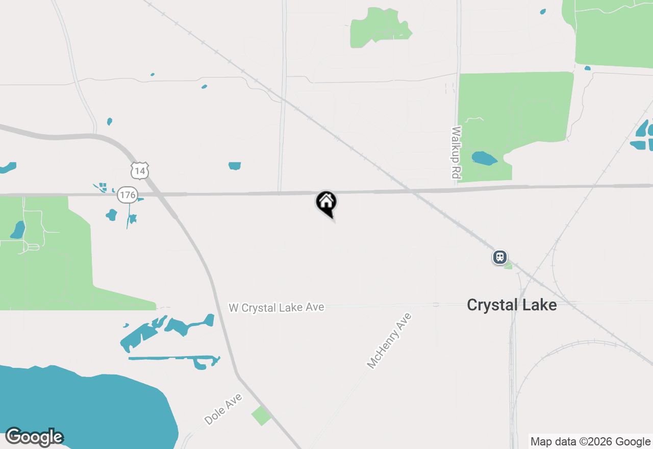 Map of 183 Lincoln Parkway, Crystal Lake, IL 60014