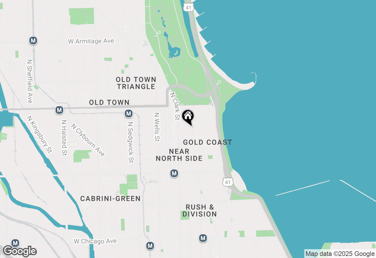 Map of 1430 N Dearborn Parkway #202, Chicago, IL 60610