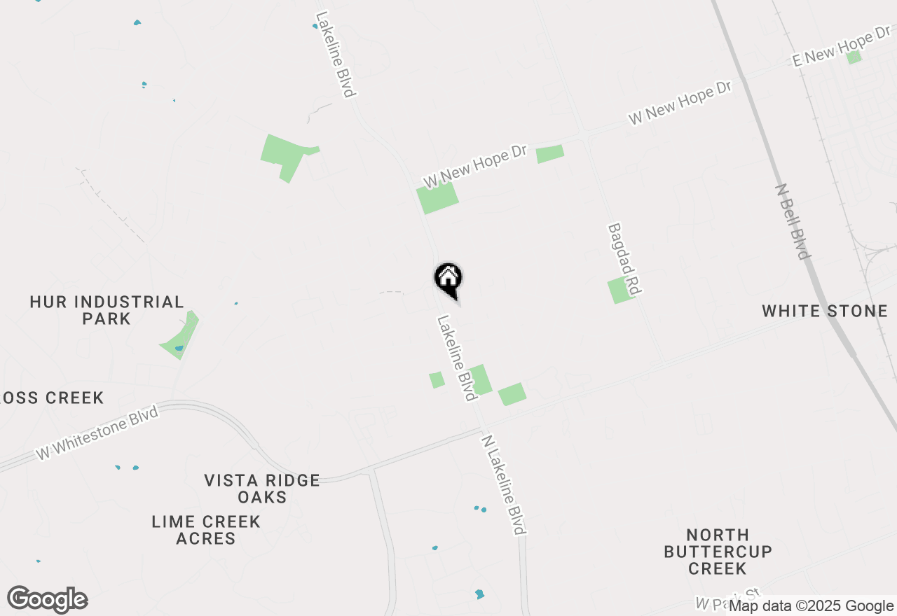 Map of 1508 Highland Dr, Cedar Park, TX 78613