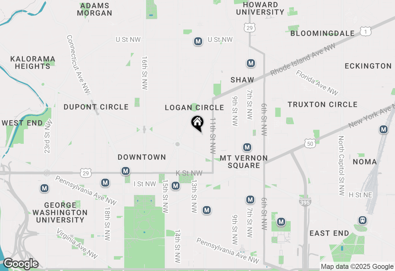 Map of 1225 13th Street Nw #103, Washington, DC 20005