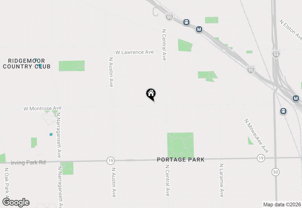 Map of 5700 W Montrose Avenue #1-C, Chicago, IL 60634