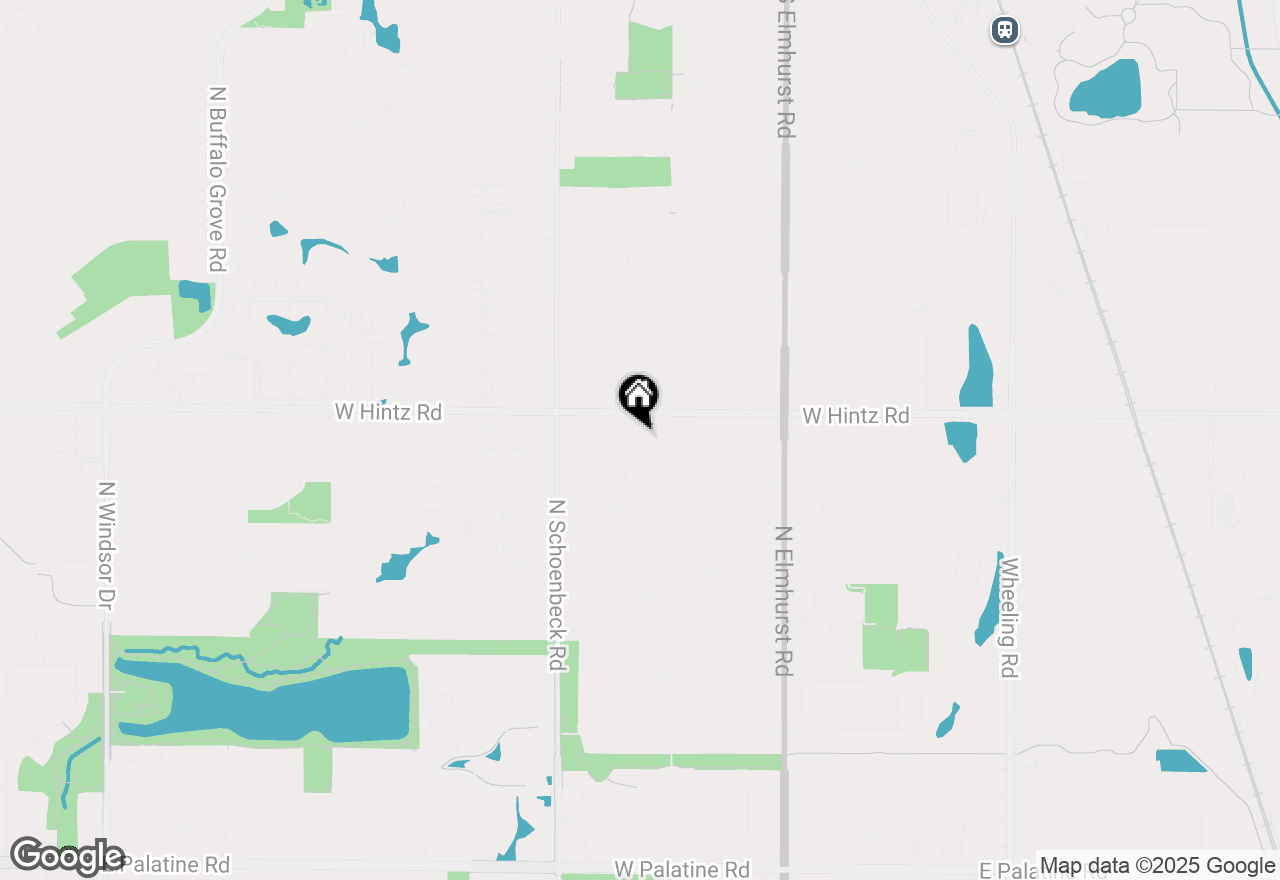 Map of 1211 Highland Drive, Prospect Heights, IL 60070