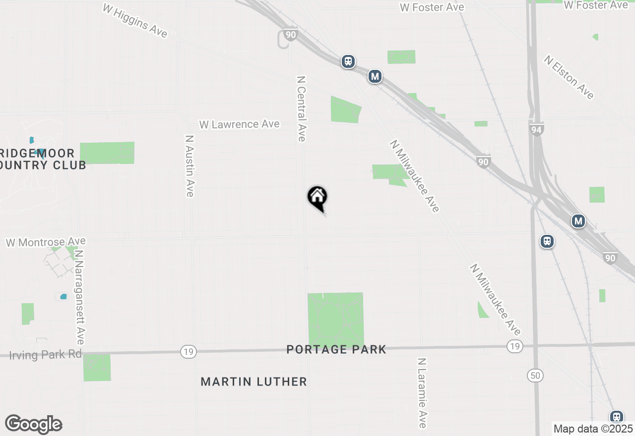 Map of 5532 W Agatite Avenue, Chicago, IL 60630