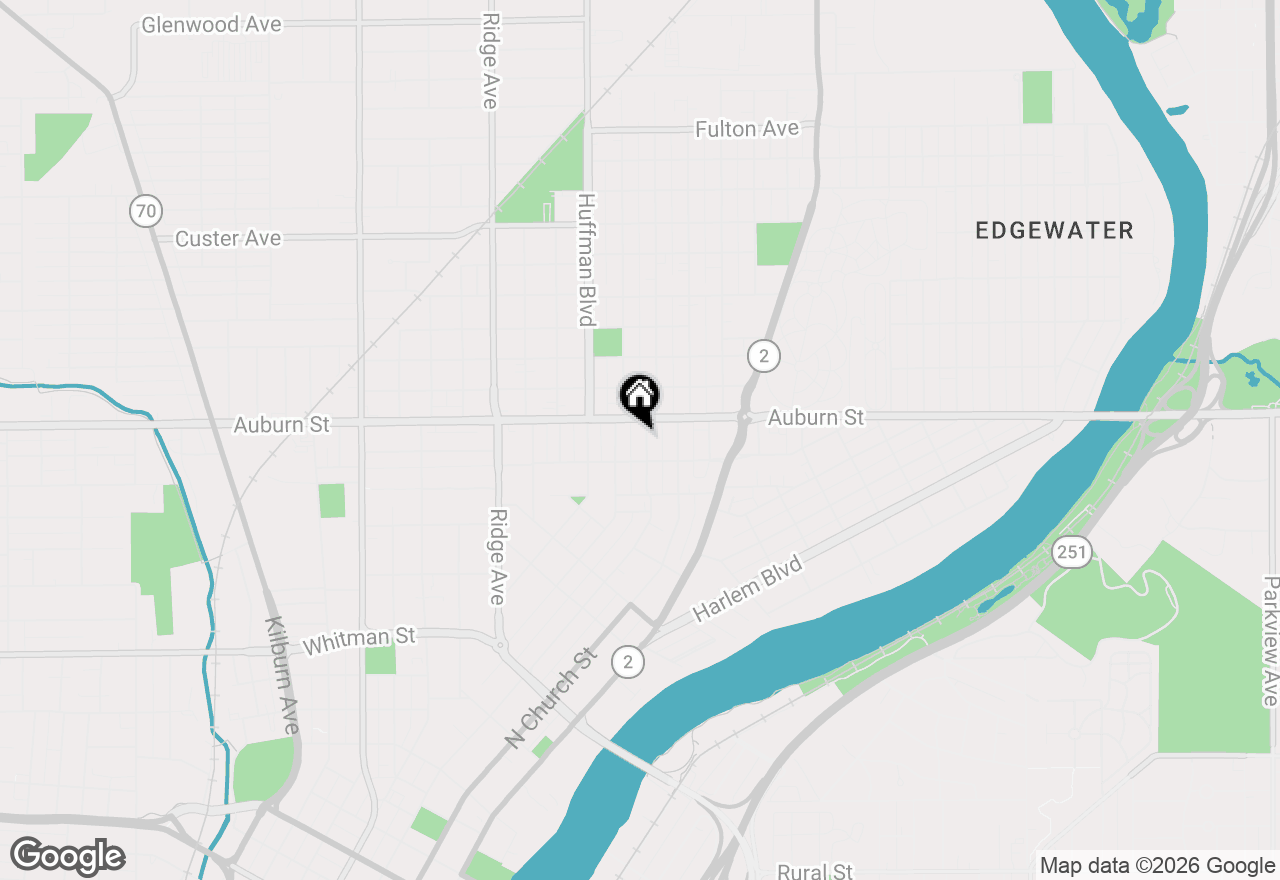 Map of 1416 N Court Street, Rockford, IL 61103