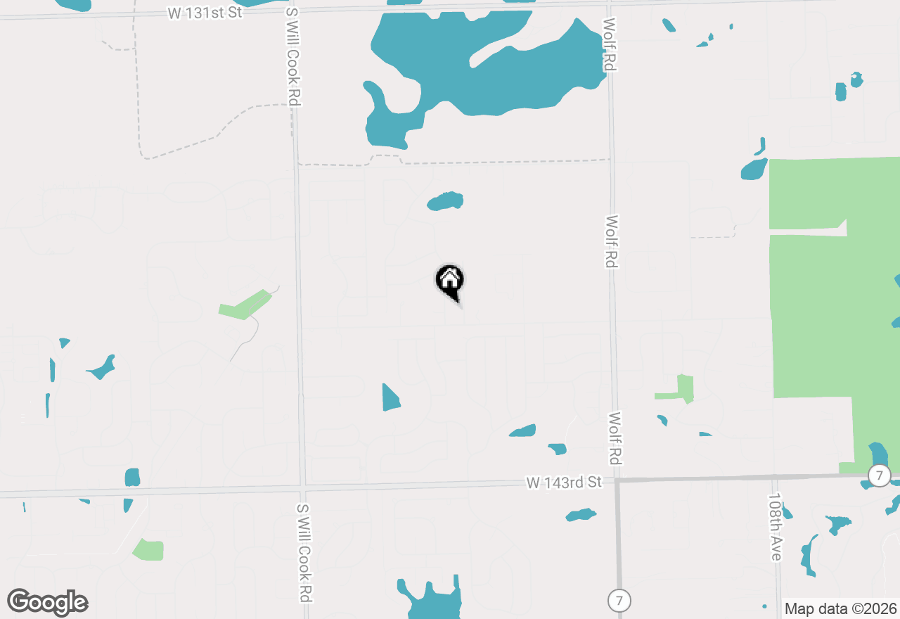 Map of 13853 Logan Drive, Orland Park, IL 60467
