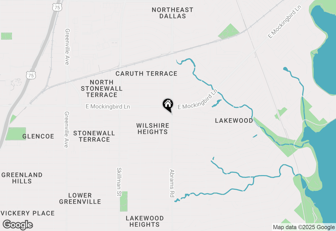 Map of 6334 Winton Street, Dallas, TX 75214