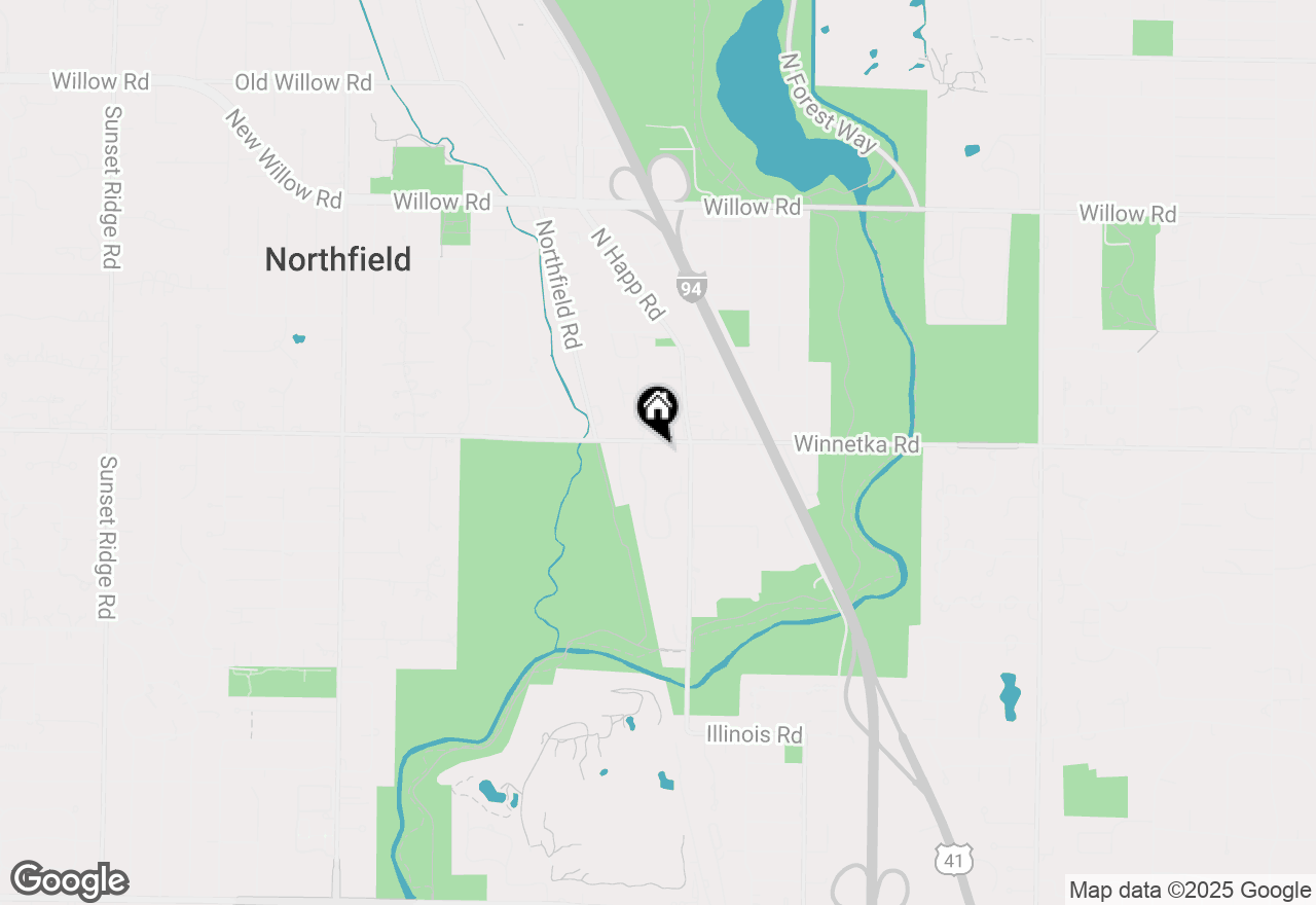 Map of 8020 Arbor Lane, Northfield, IL 60093