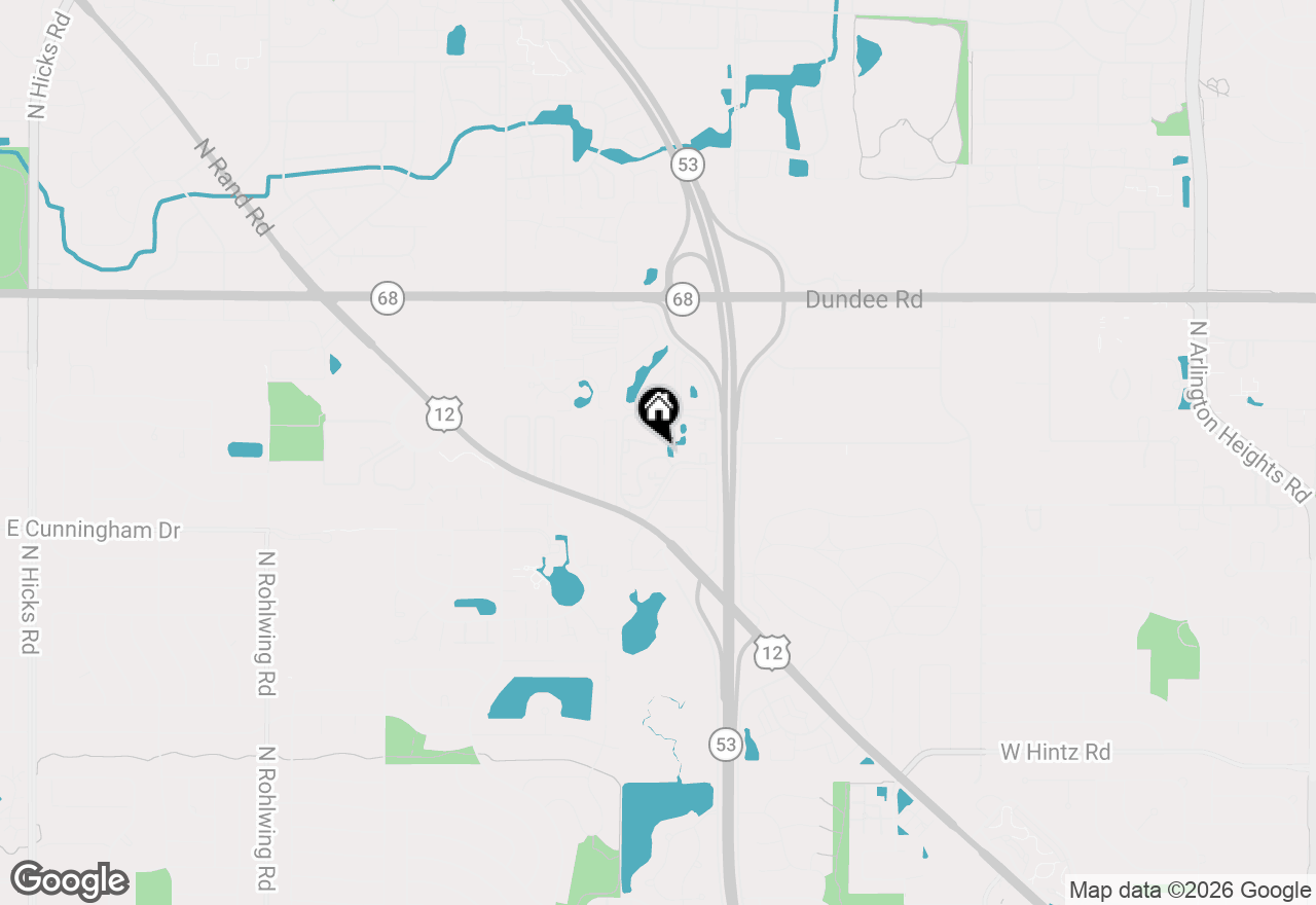 Map of 400 Bayside Drive #5, Palatine, IL 60074