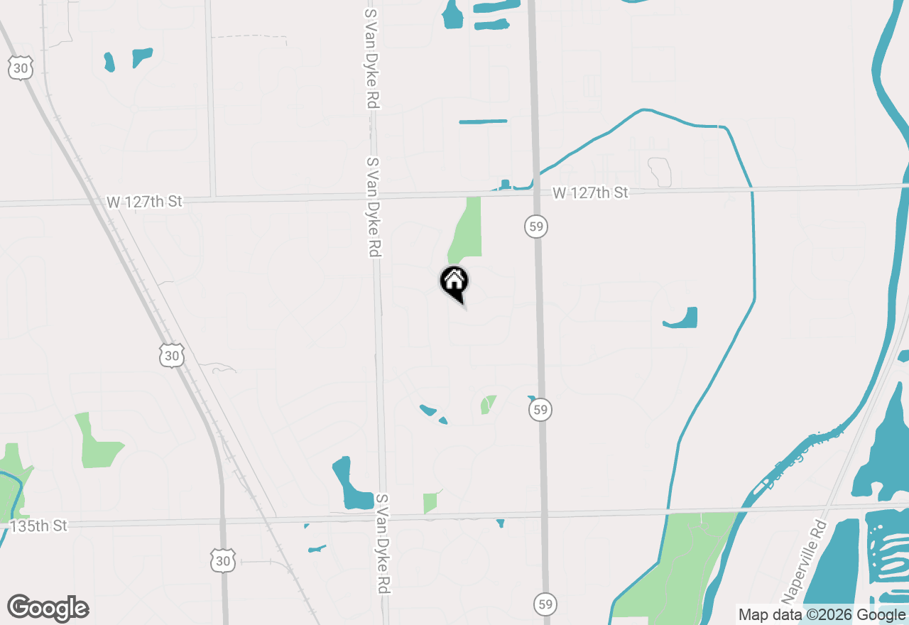 Map of 13005 Kensington Drive, Plainfield, IL 60585