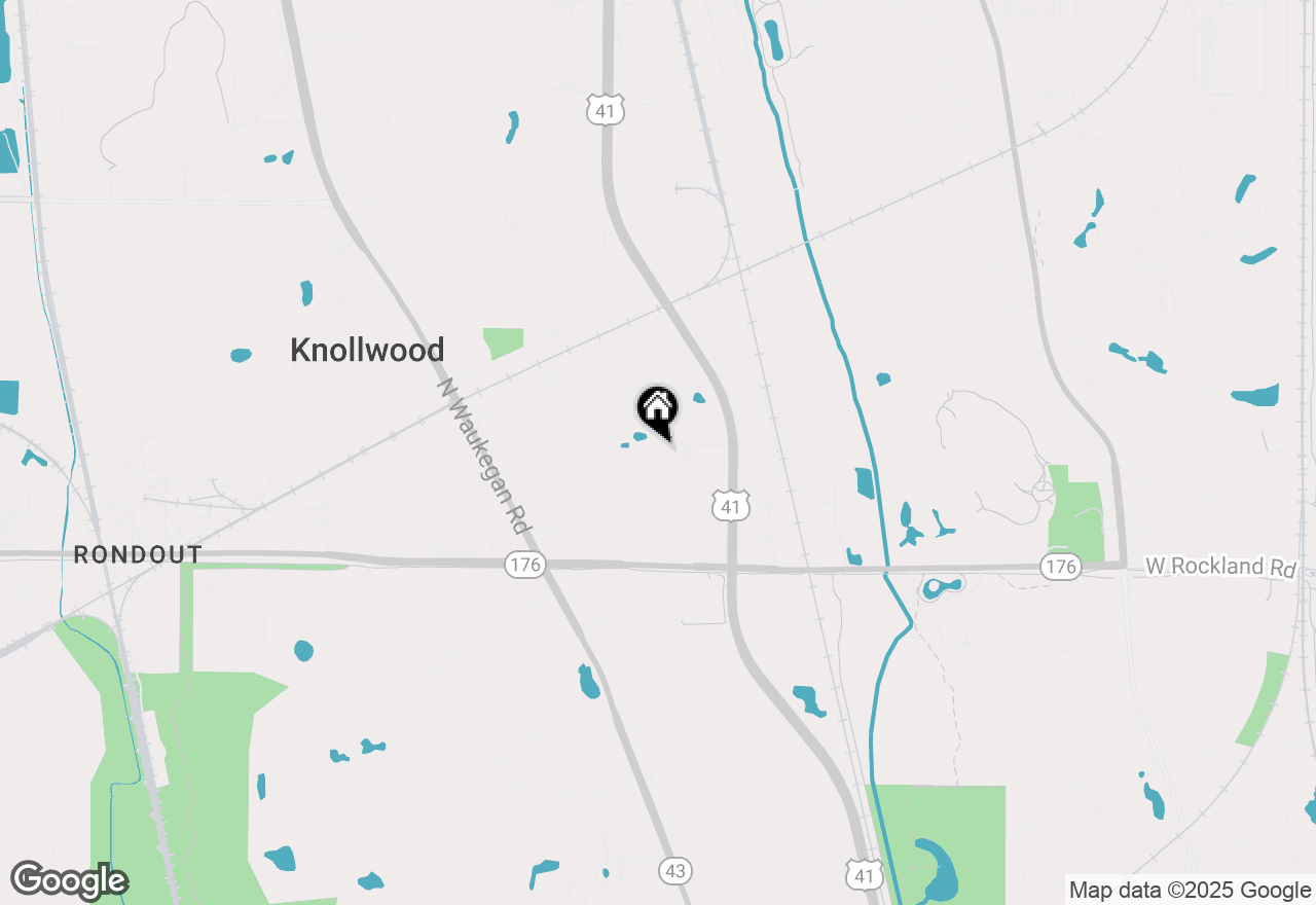 Map of 555 Basil Road, Lake Bluff, IL 60044