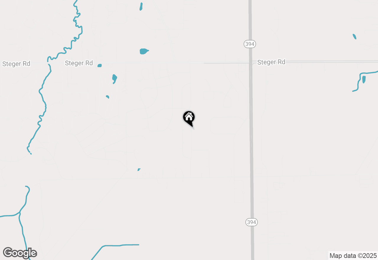 Map of 3618 Ronald Road, Crete, IL 60417