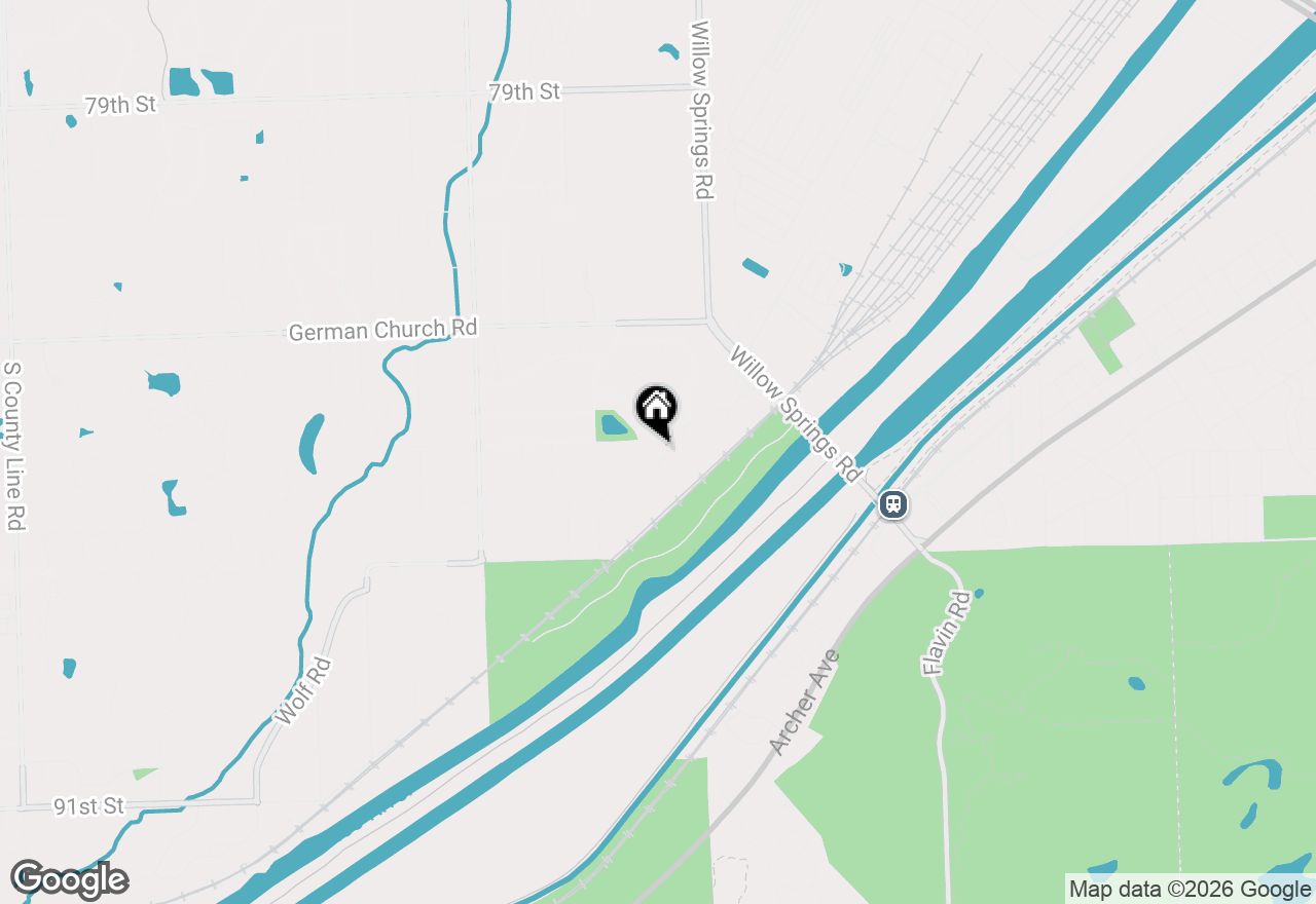 Map of 10864 Liberty Grove Drive, Willow Springs, IL 60480