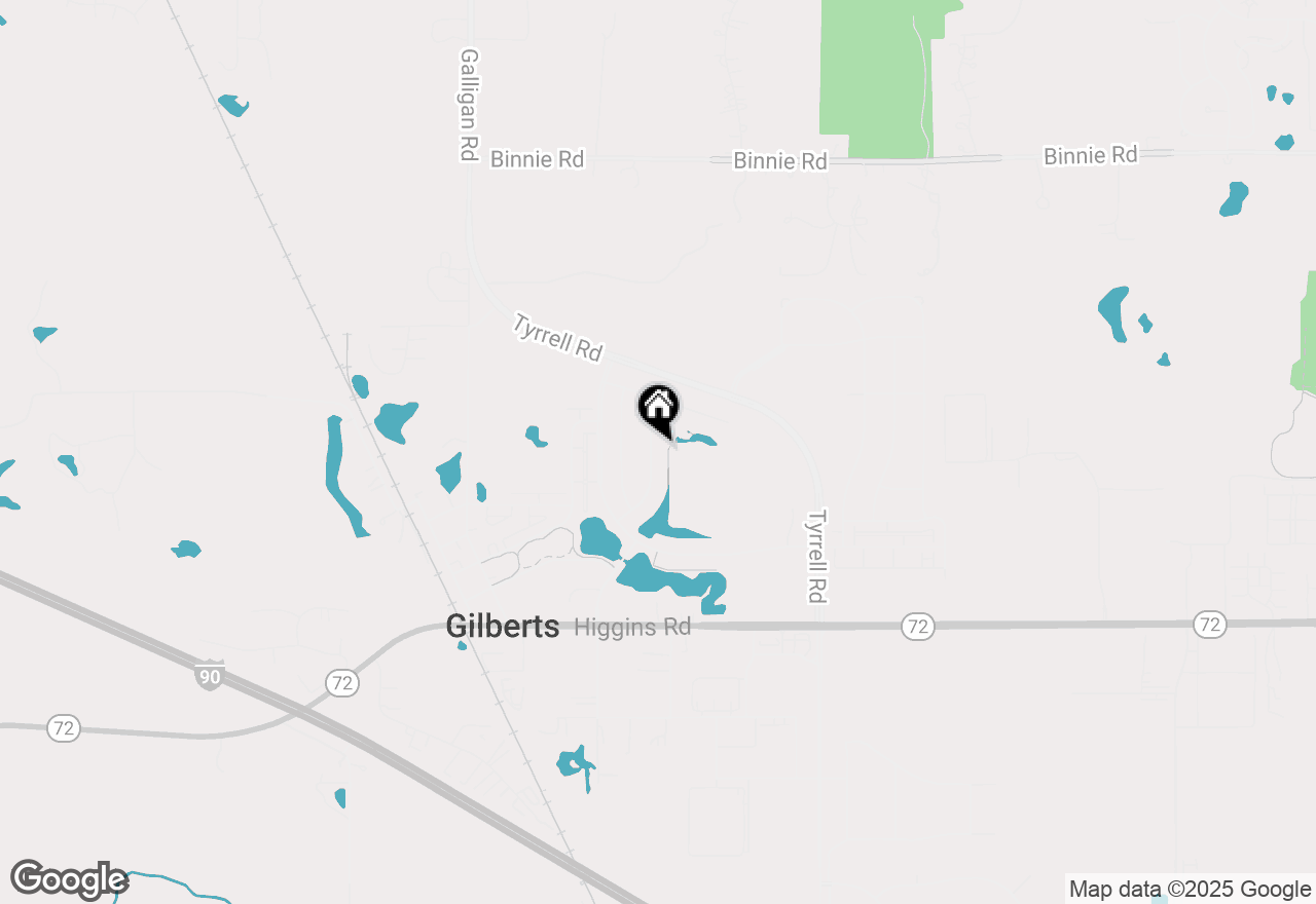 Map of 155 Charleston Lane, Gilberts, IL 60136