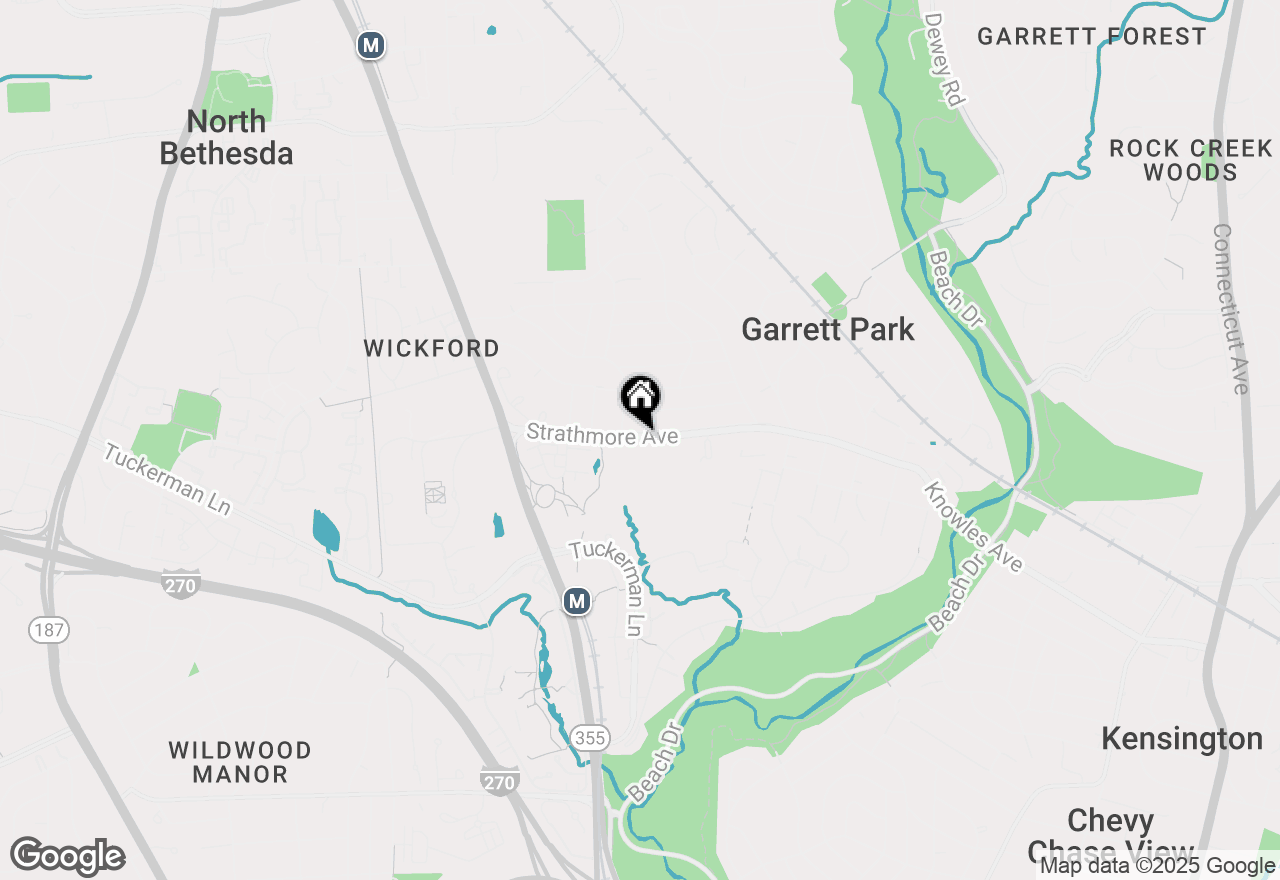 Map of 5026 Strathmore, North Bethesda, MD 20852
