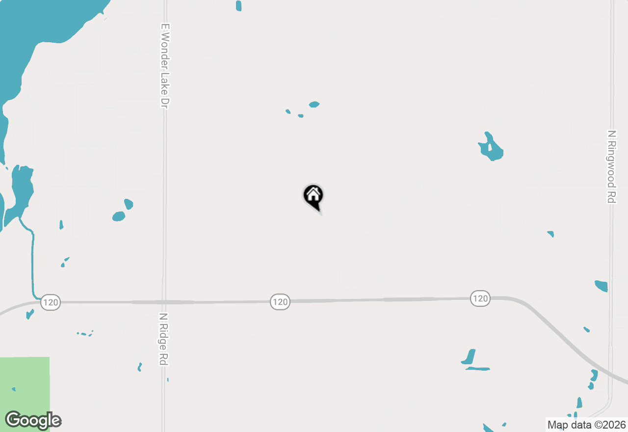 Map of 2277 Cobble Springs Drive, Wonder Lake, IL 60097