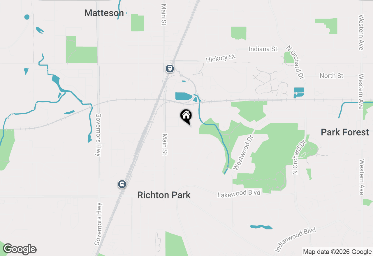 Map of 3435 218 Place, Matteson, IL 60443