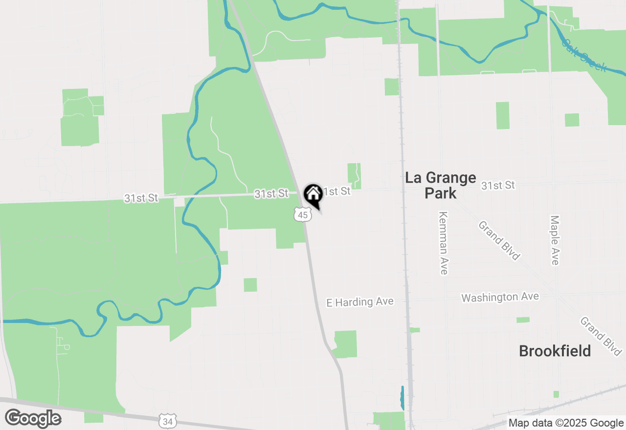 Map of 1006 Meadowcrest Road, La Grange Park, IL 60526