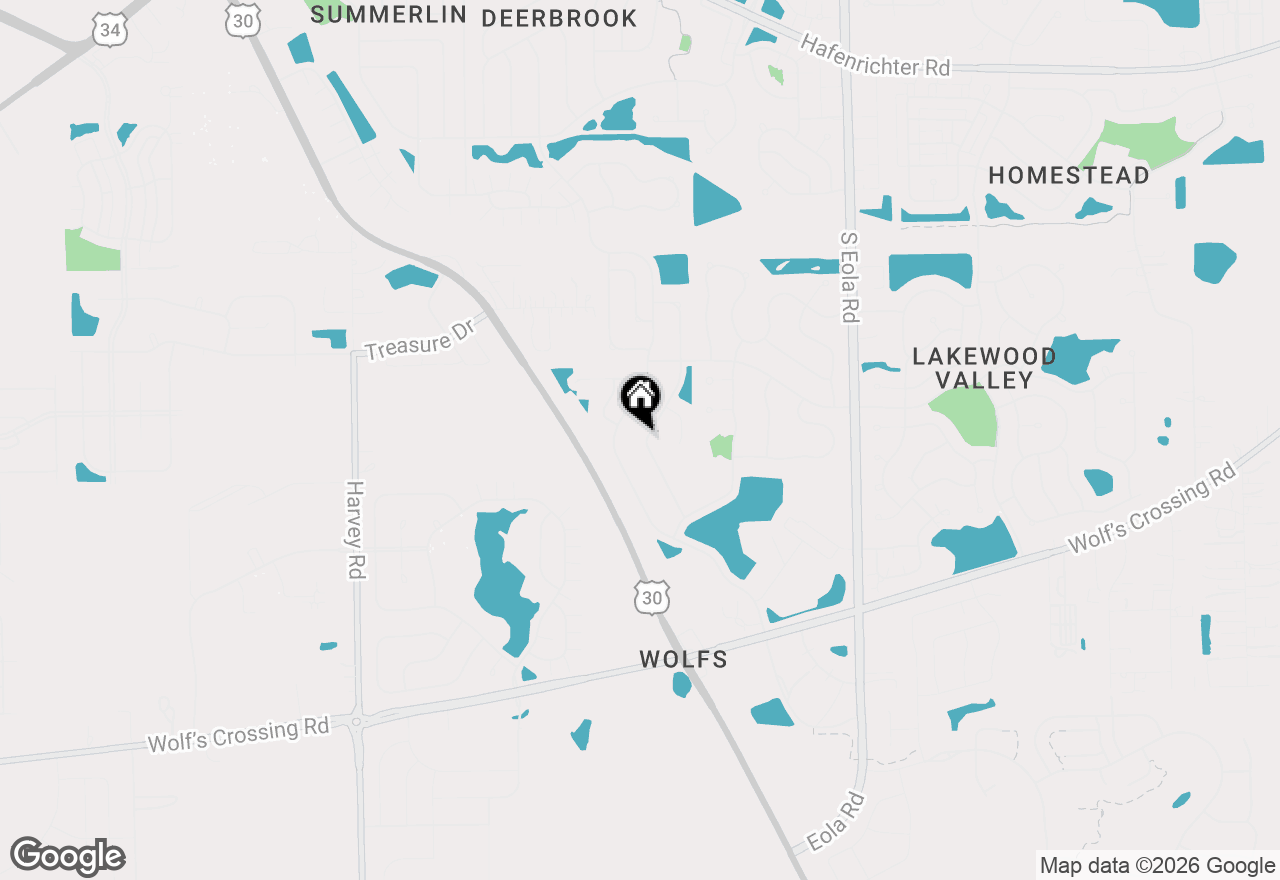 Map of 2743 Rourke Drive, Aurora, IL 60503