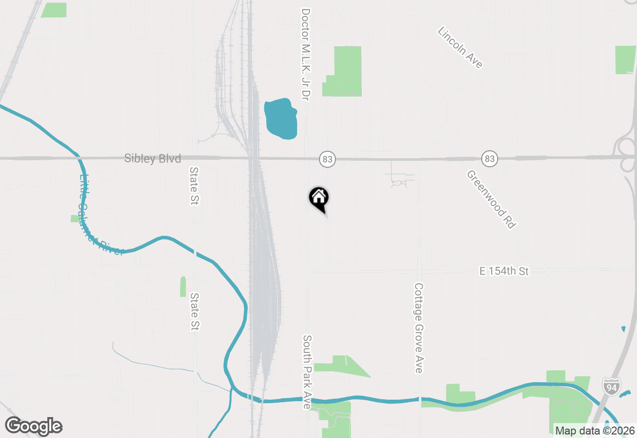 Map of 619 E 152nd Street, Dolton, IL 60419