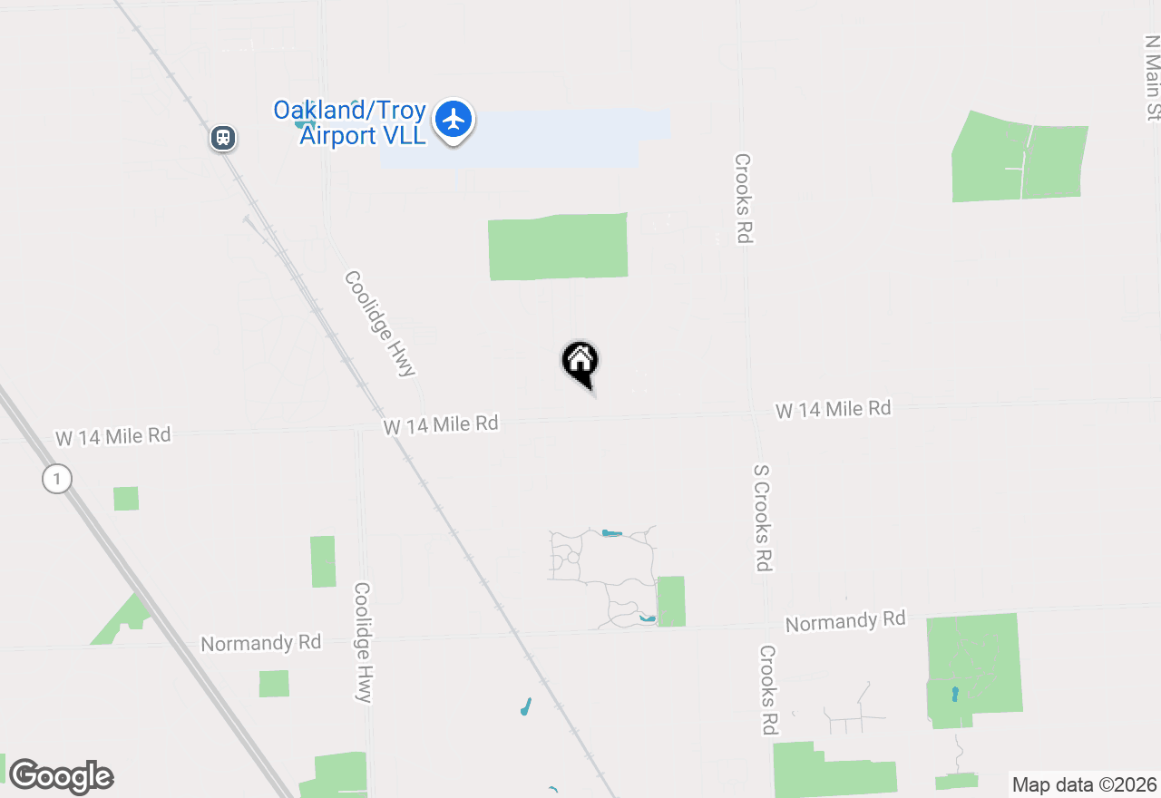 Map of 4815 Mansfield Avenue, Royal Oak, MI 48073