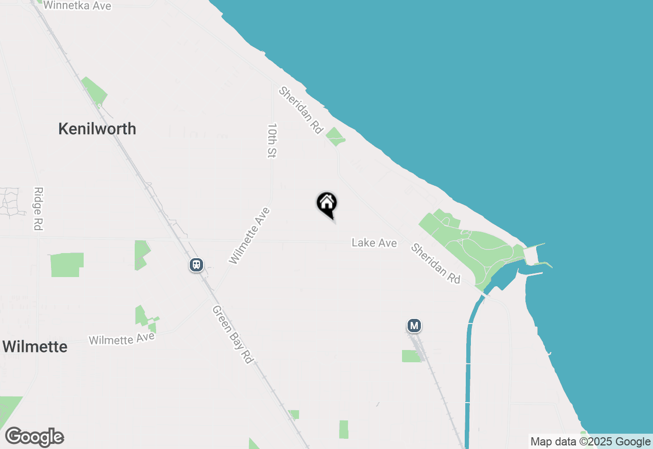 Map of 715 Forest Avenue, Wilmette, IL 60091