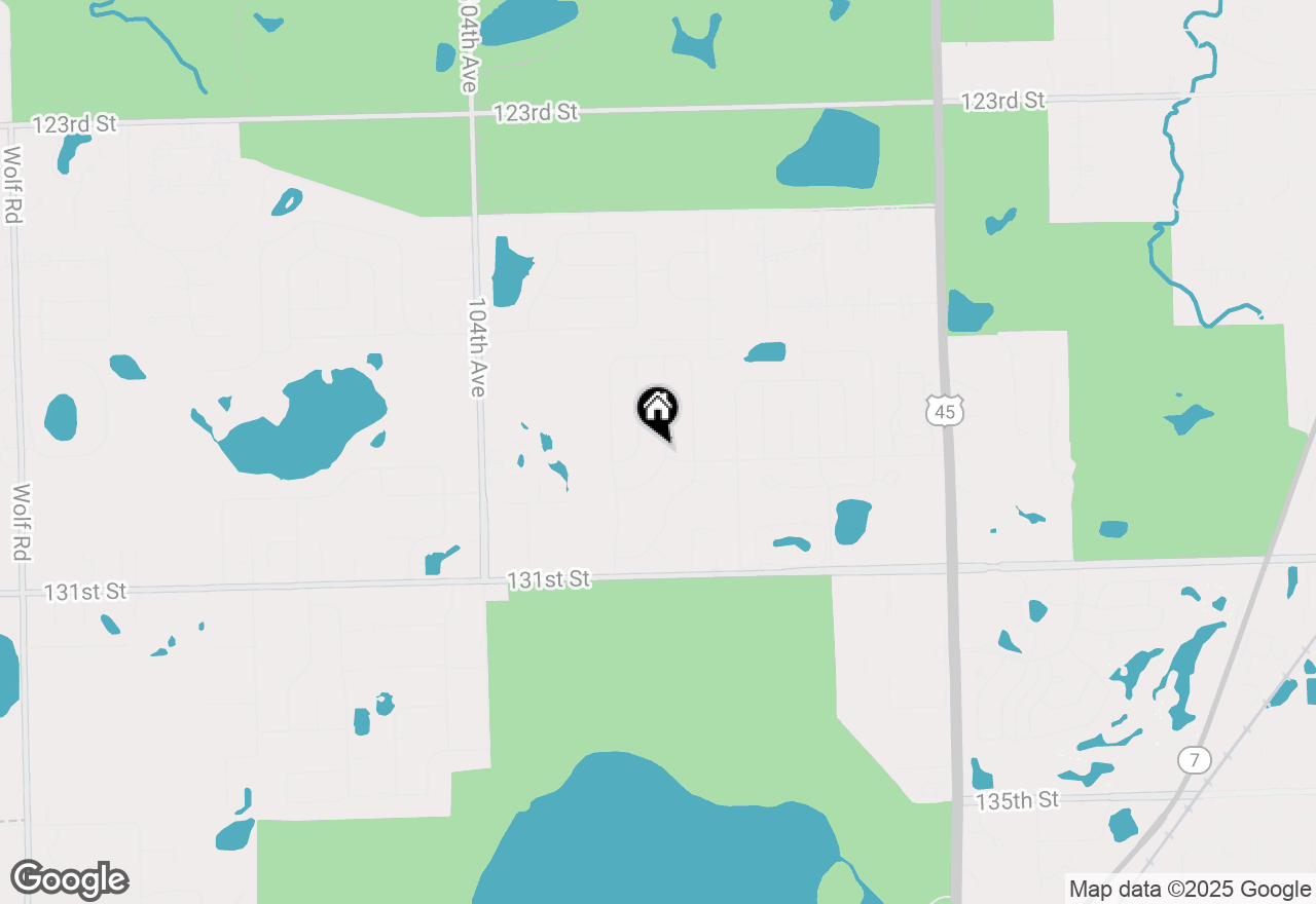 Map of 12850 S Westport Drive, Palos Park, IL 60464