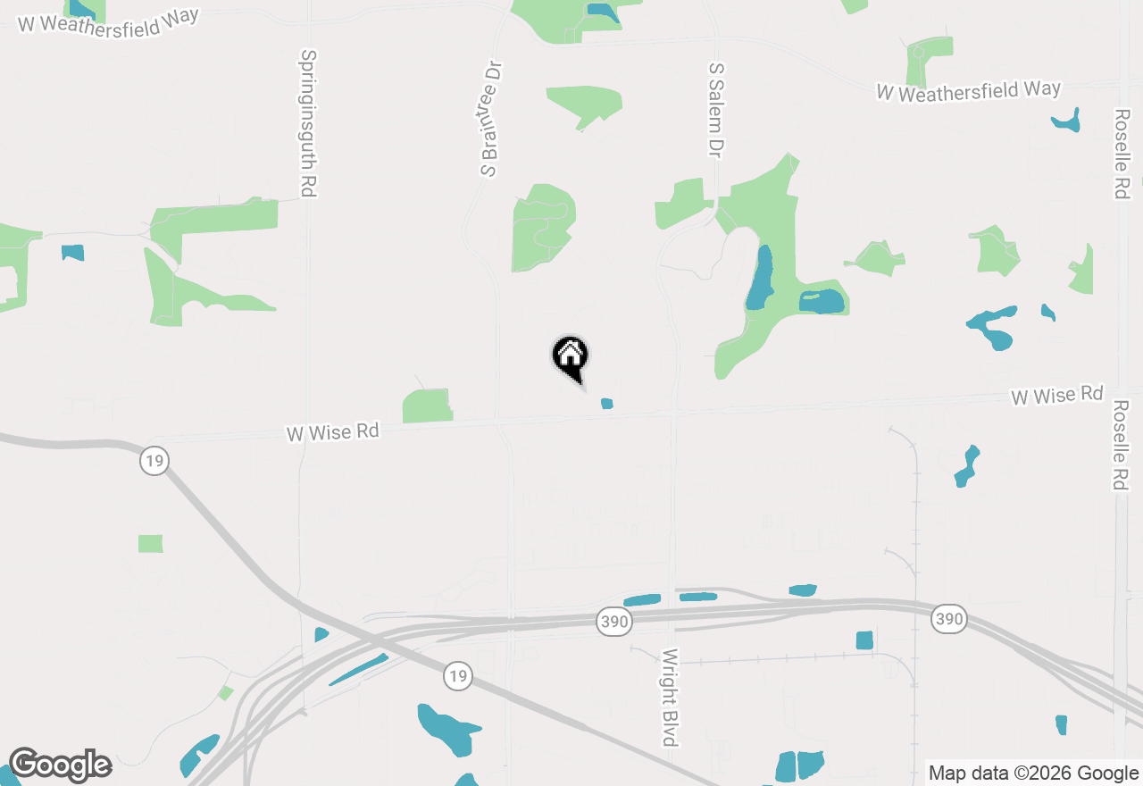 Map of 1134 Pinehurst Lane, Schaumburg, IL 60193