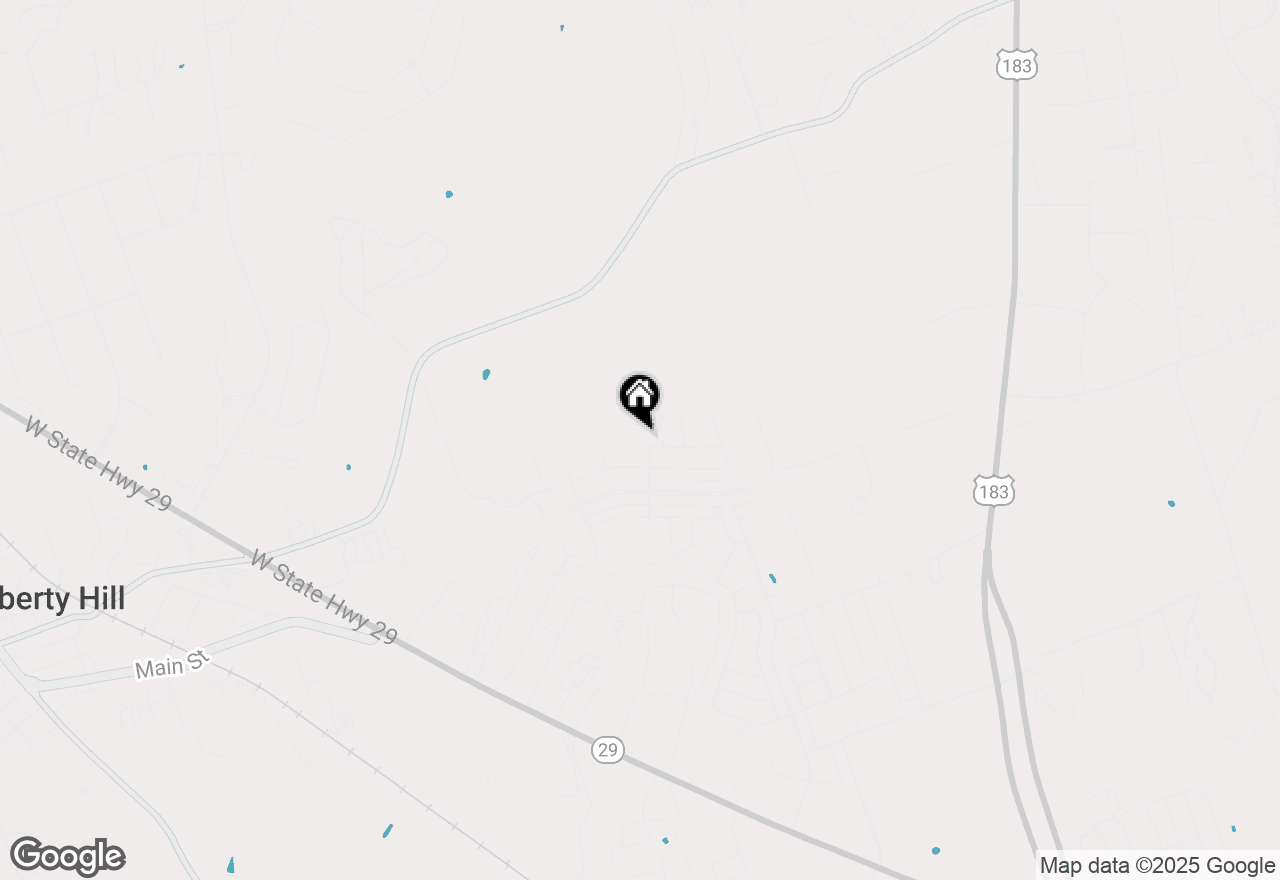 Map of 526 Andesite Cv, Liberty Hill, TX 78642