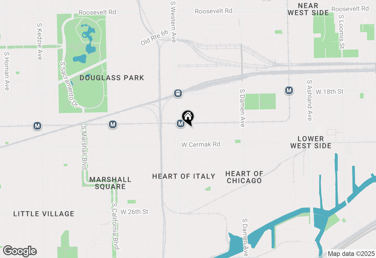 Map of 2315 W 21st Street, Chicago, IL 60608