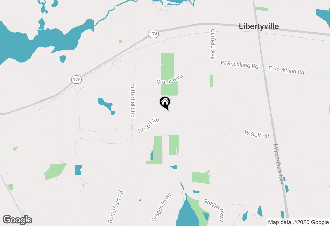 Map of 716 S Dymond Road, Libertyville, IL 60048