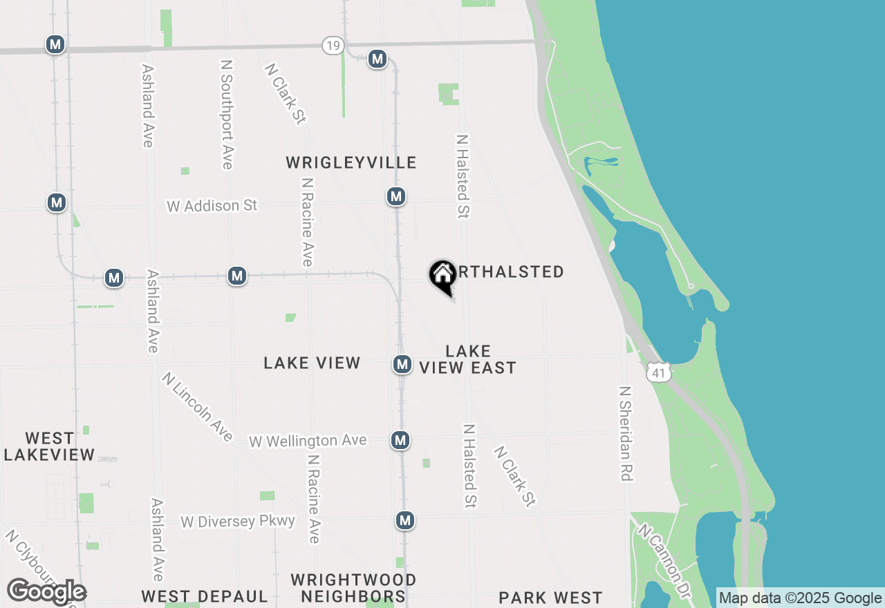 Map of 837 W Buckingham Place #4, Chicago, IL 60657