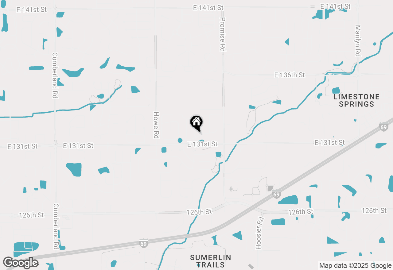 Map of 13195 Westwood Lane, Fishers, IN 46038