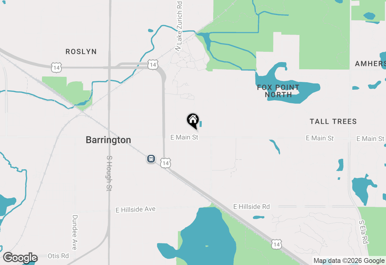 Map of 102 N Glendale Avenue, Barrington, IL 60010