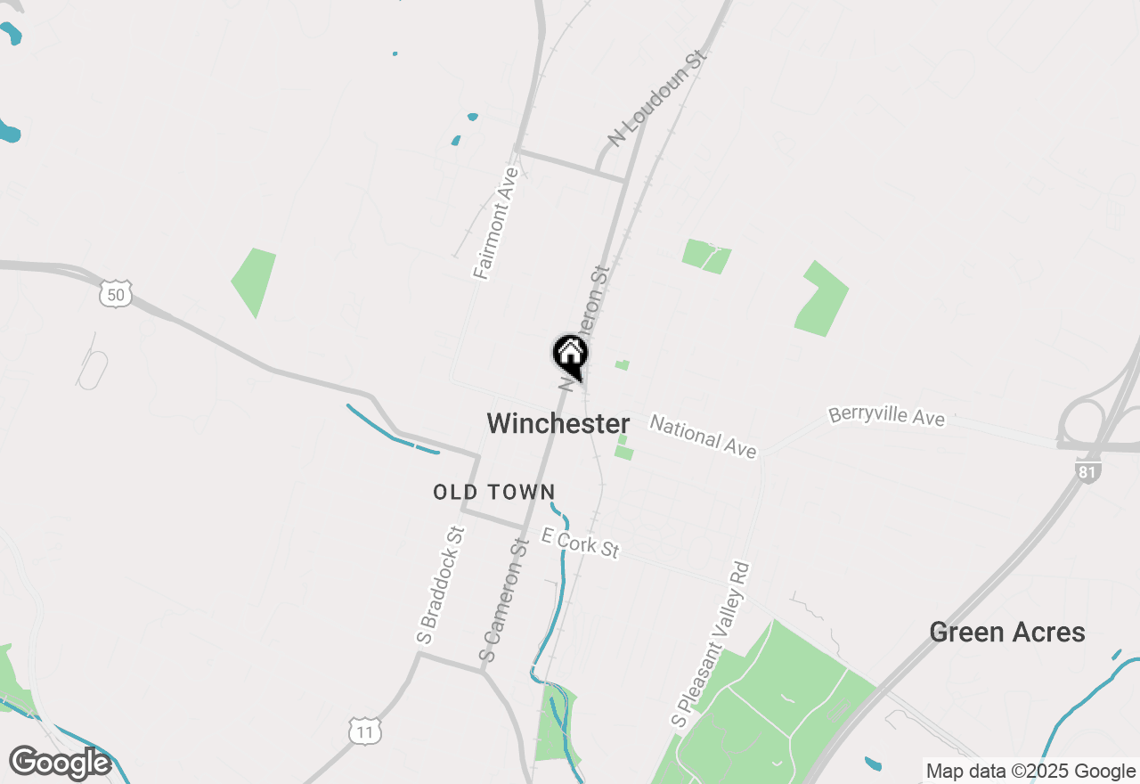 Map of 302 N Cameron Street #201, Winchester, VA 22601