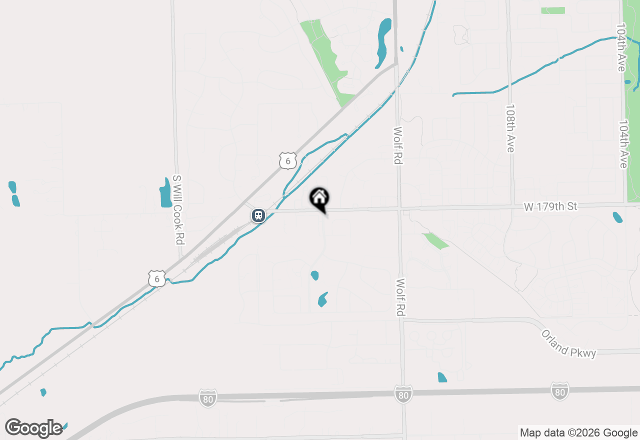 Map of 11525 Settlers Pond Way #1D, Orland Park, IL 60467