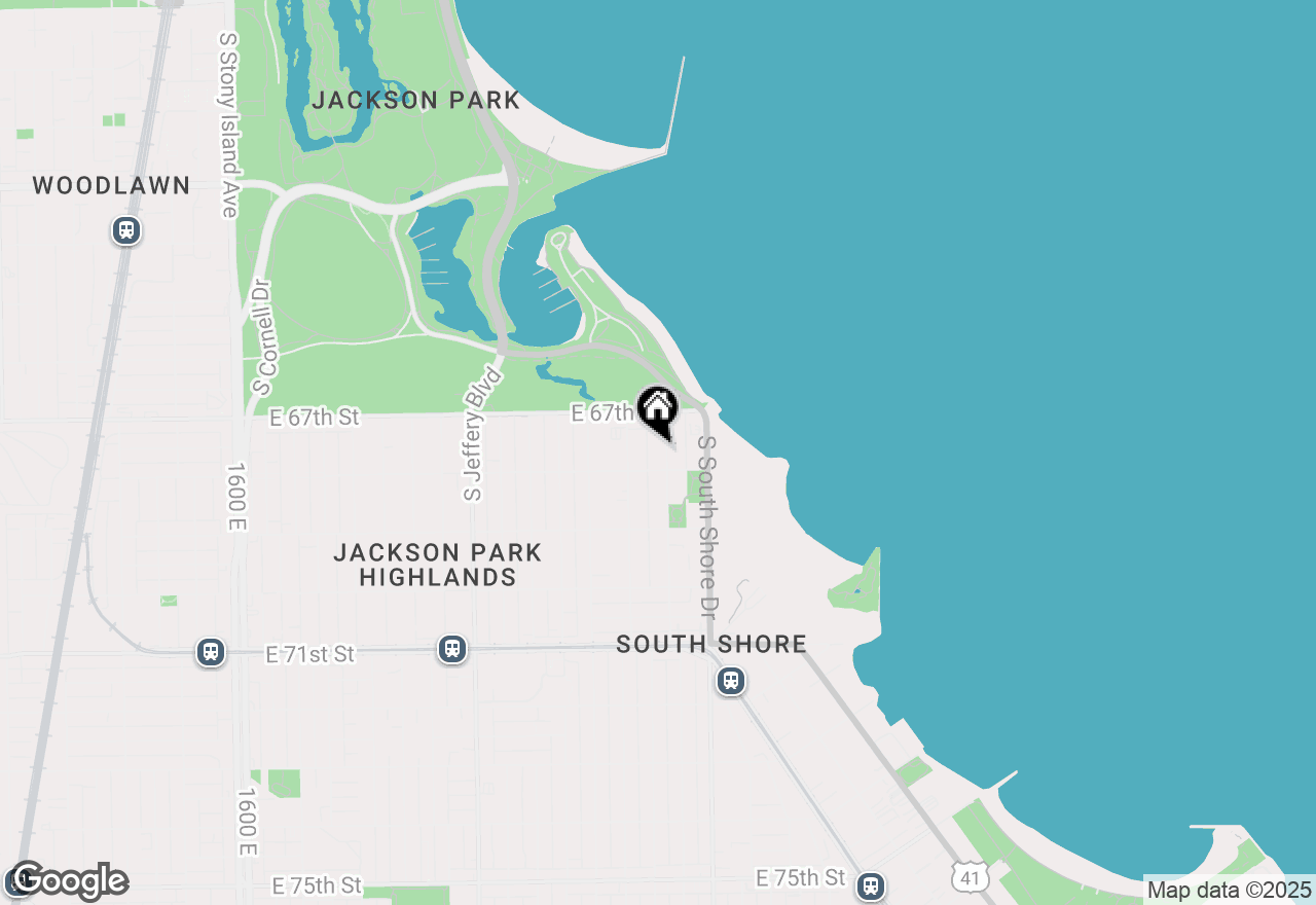 Map of 6740 S Oglesby Avenue #2, Chicago, IL 60649