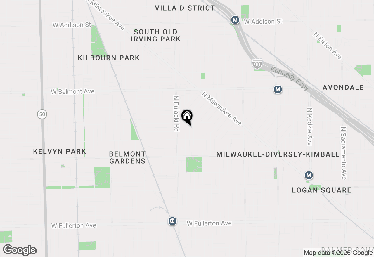 Map of 2941 N Harding Avenue, Chicago, IL 60618