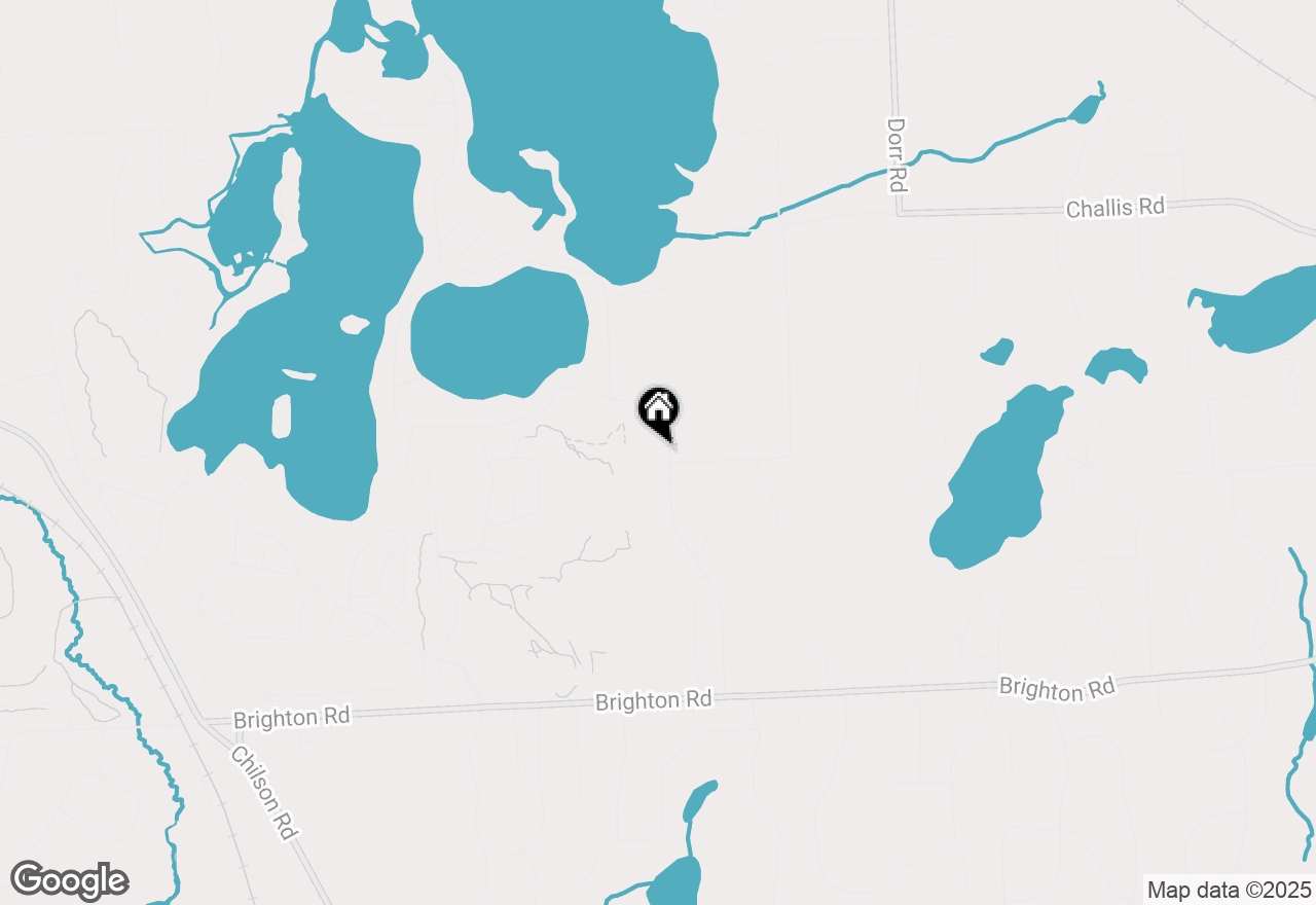 Map of 4584 Clifford Road, Brighton, MI 48116