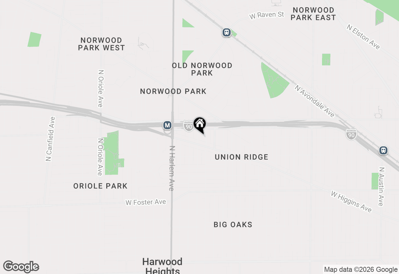 Map of 5465 N Nottingham Avenue, Chicago, IL 60656