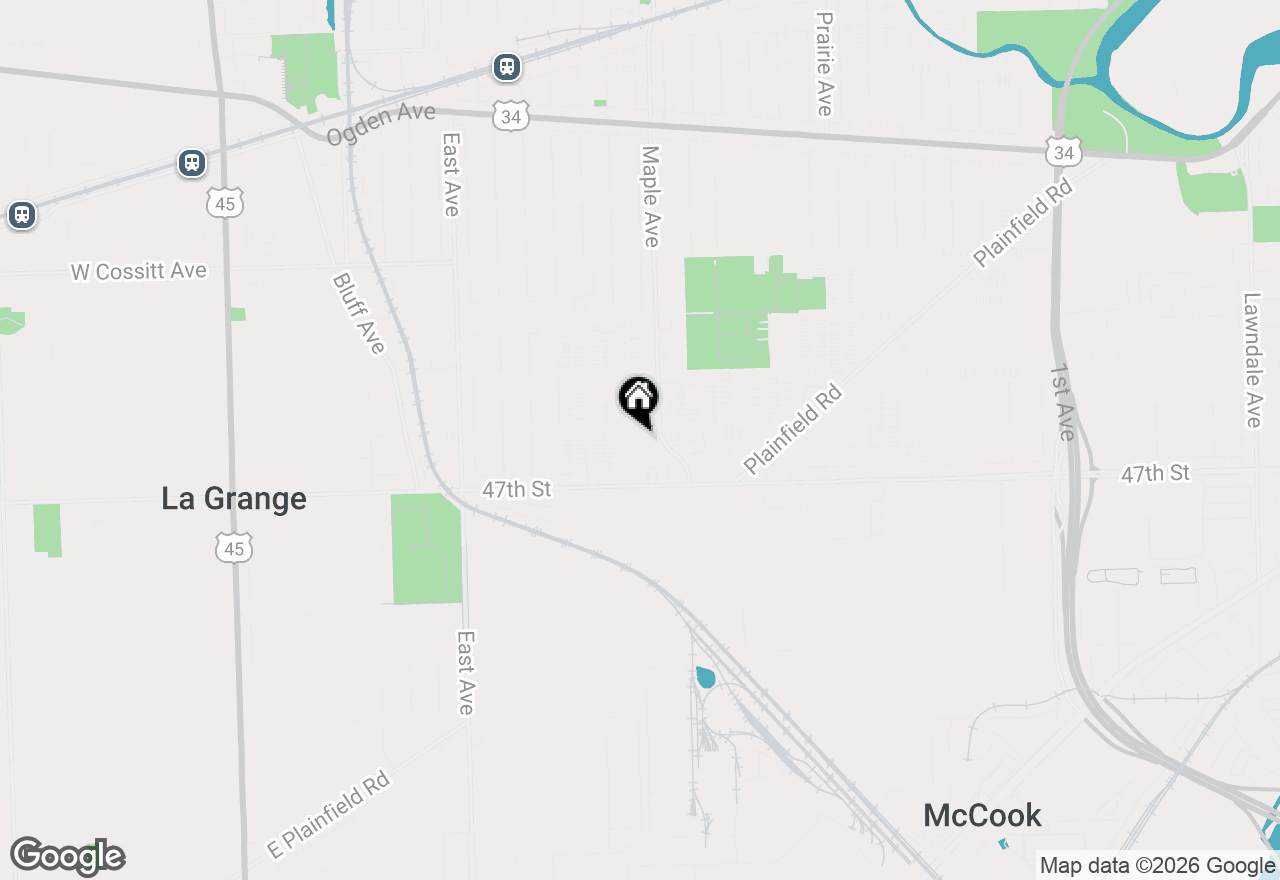 Map of 4607 Arthur Avenue, Brookfield, IL 60513