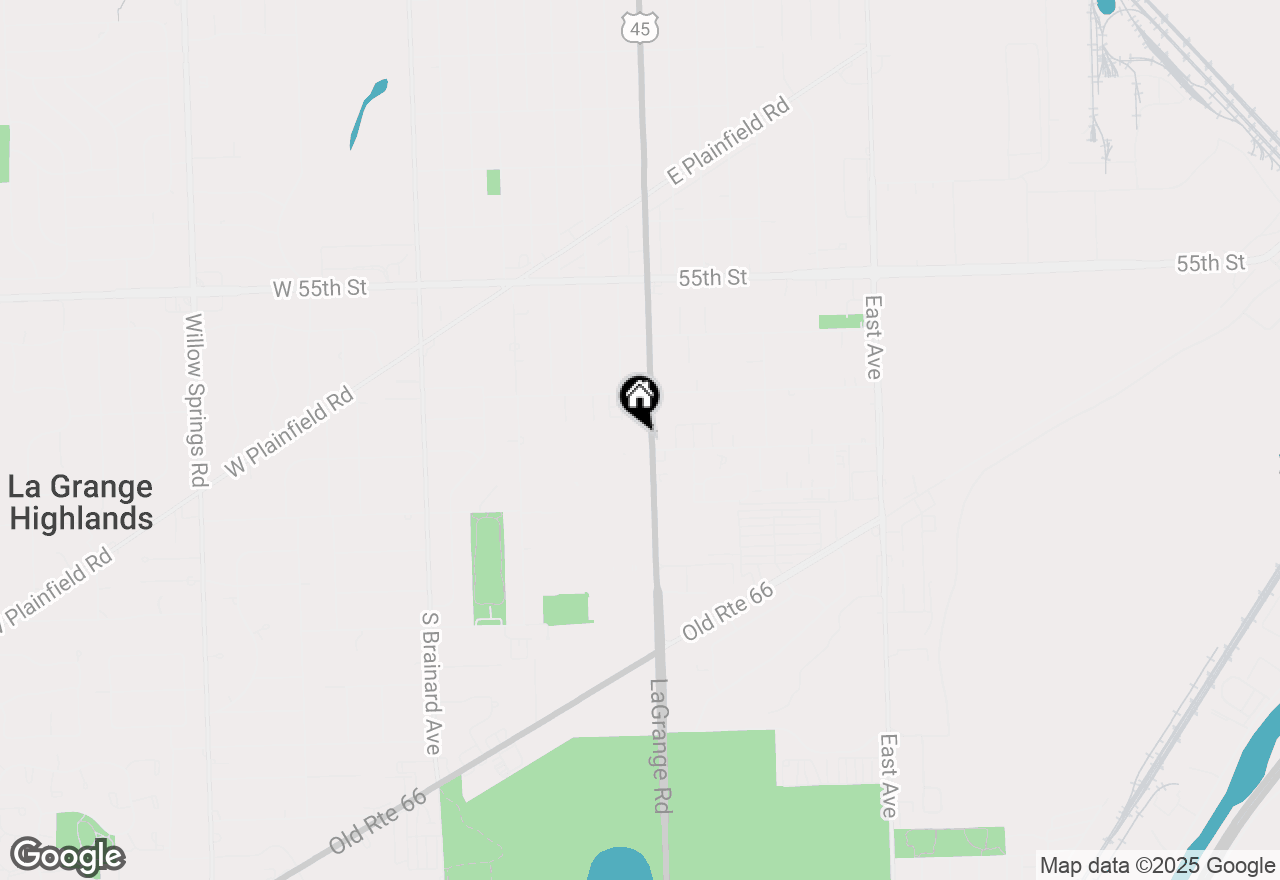 Map of 5750 S La Grange Road, Countryside, IL 60525