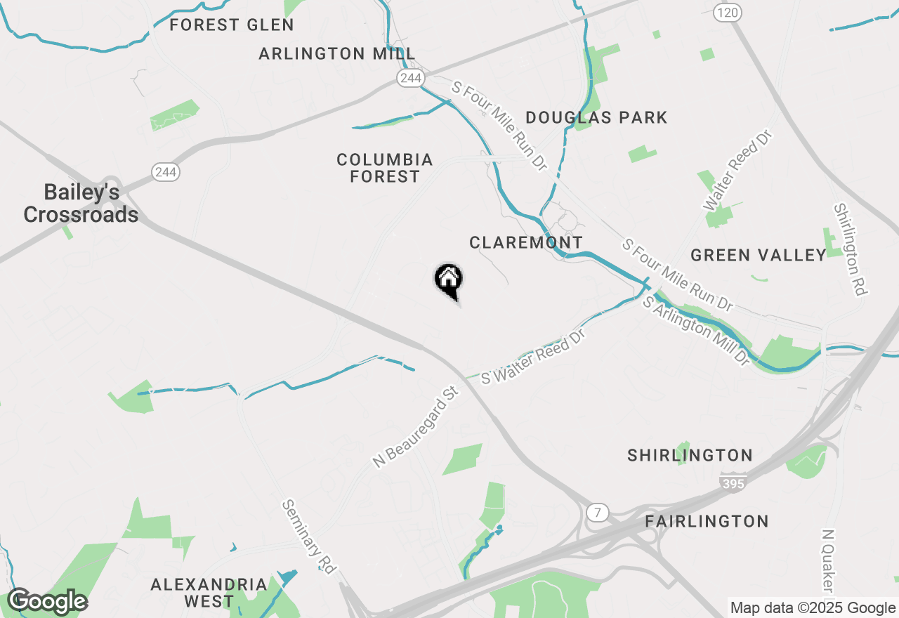 Map of 5006 S Chesterfield Road, Arlington, VA 22206