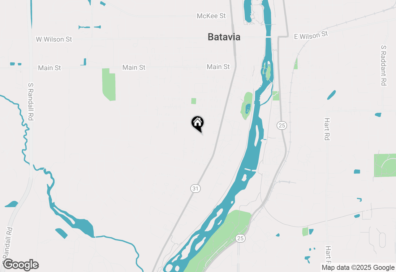 Map of 828 S Jackson Street, Batavia, IL 60510