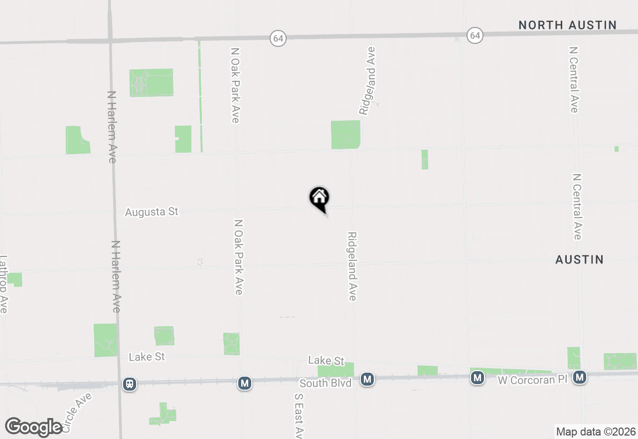 Map of 632 Fair Oaks Avenue, Oak Park, IL 60302