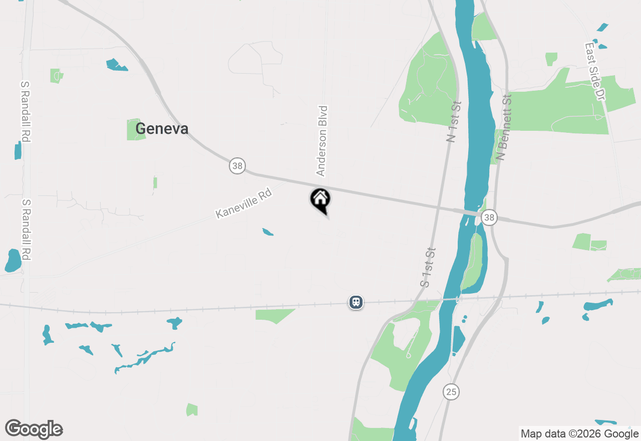 Map of 202 Kenston Court #202, Geneva, IL 60134