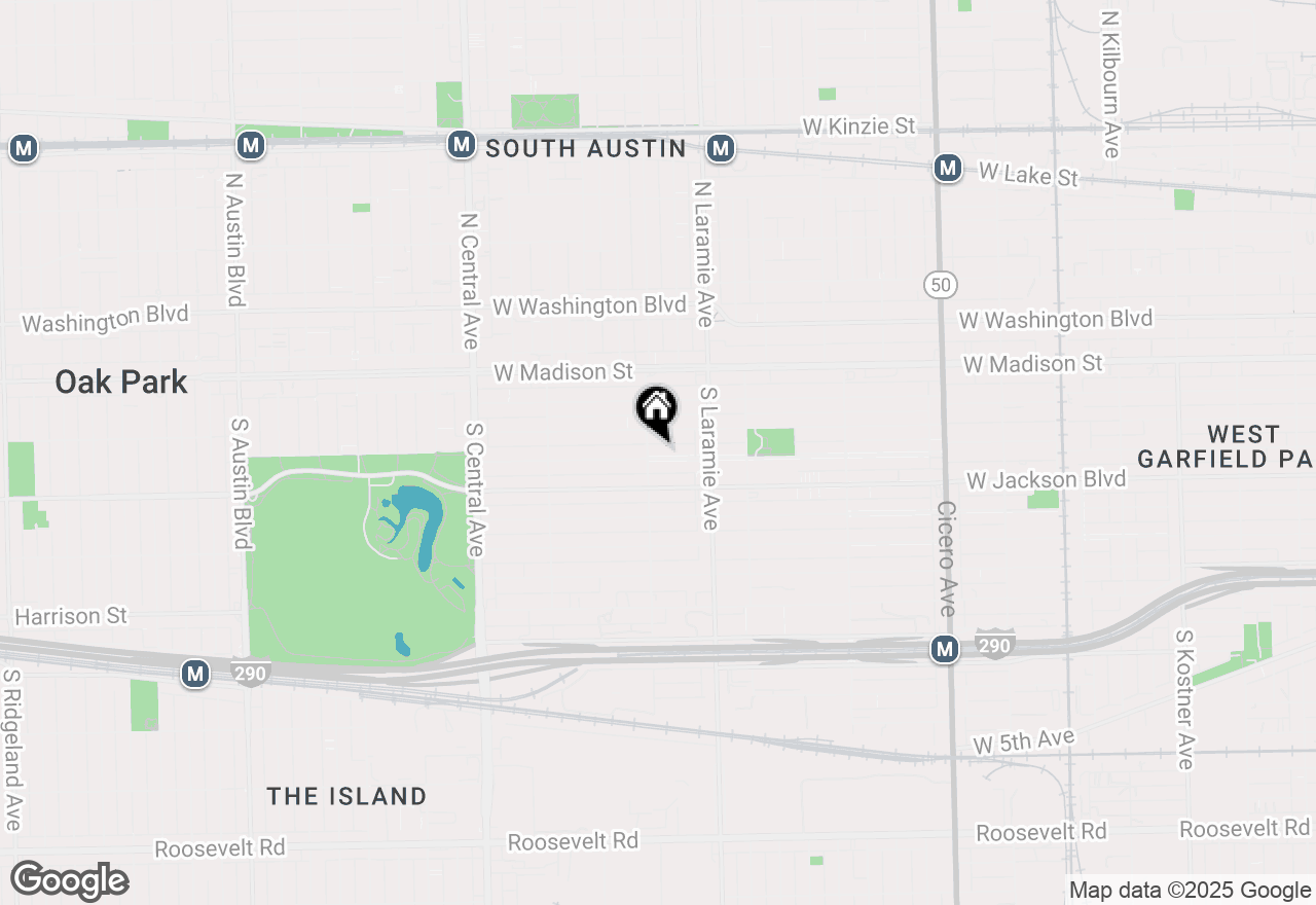Map of 5256 W Quincy Street, Chicago, IL 60644