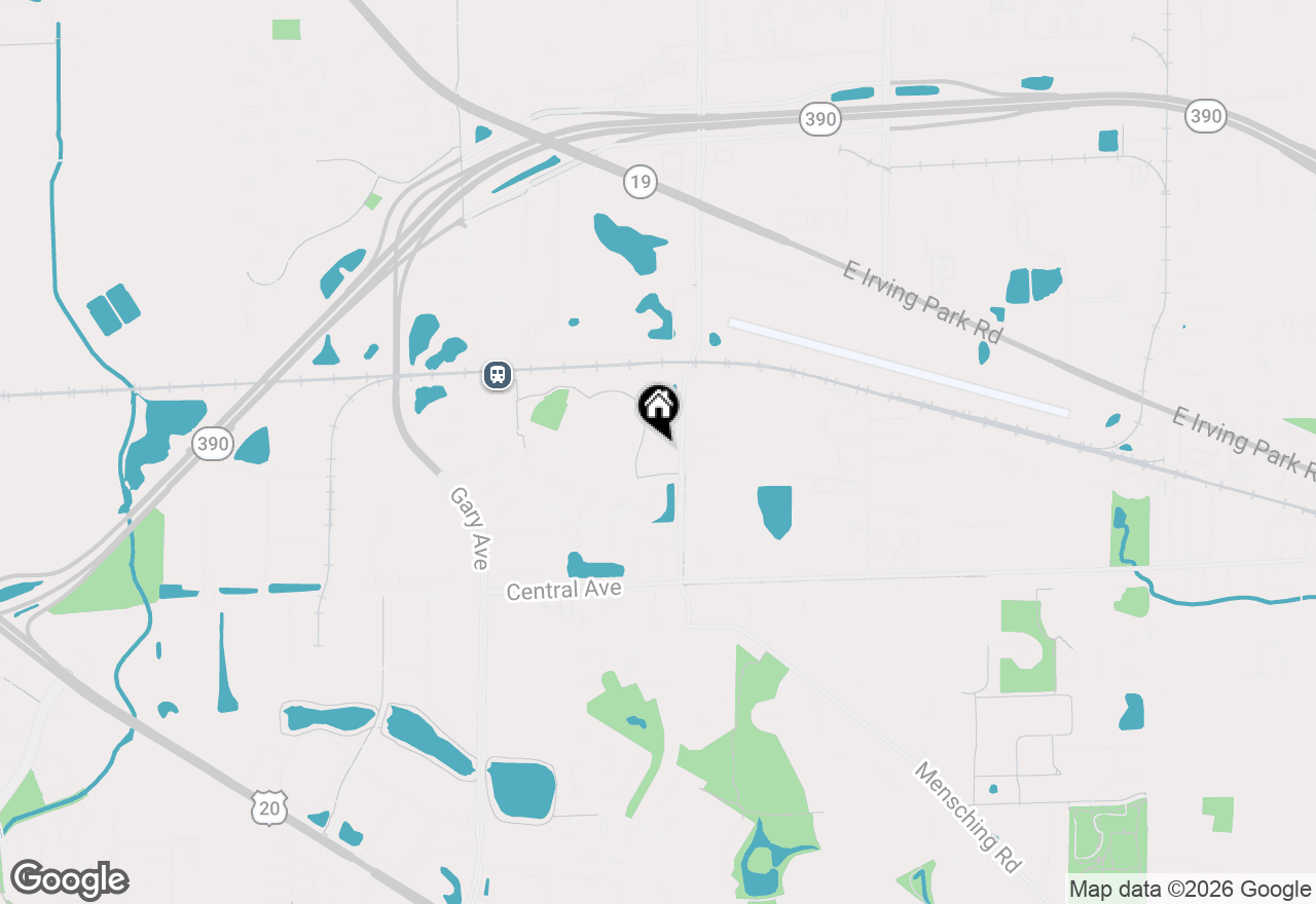 Map of (Address confidential), Roselle, Illinois 60172