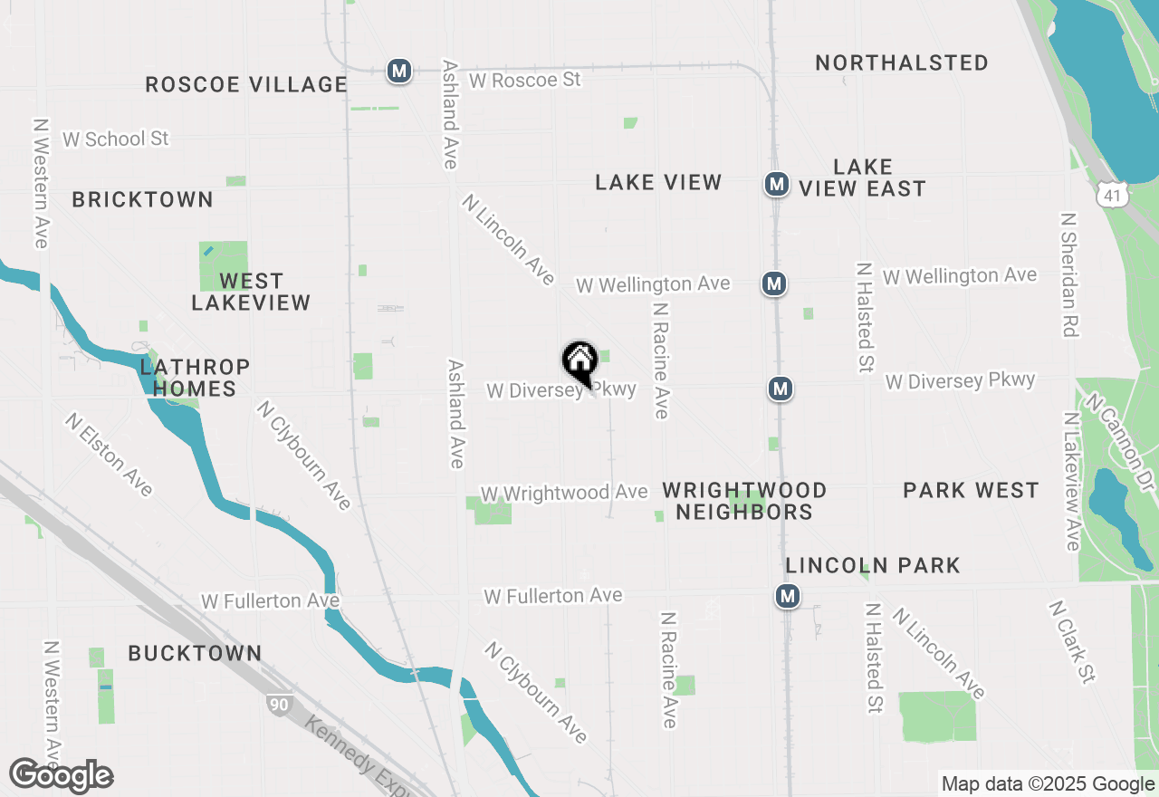 Map of 2750 N Wayne Avenue #L, Chicago, IL 60614