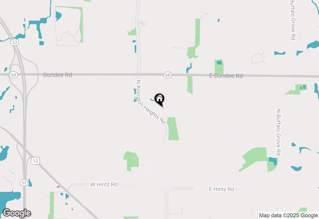 Map of 3242 N Heritage Lane, Arlington Heights, IL 60004