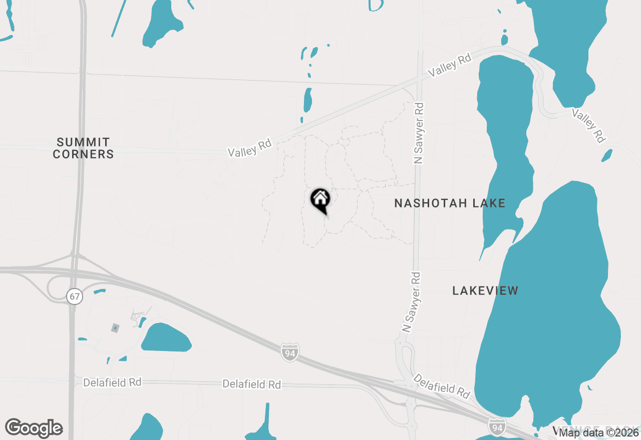 Map of 2874 Kegonsa Dr, Oconomowoc, WI 53066